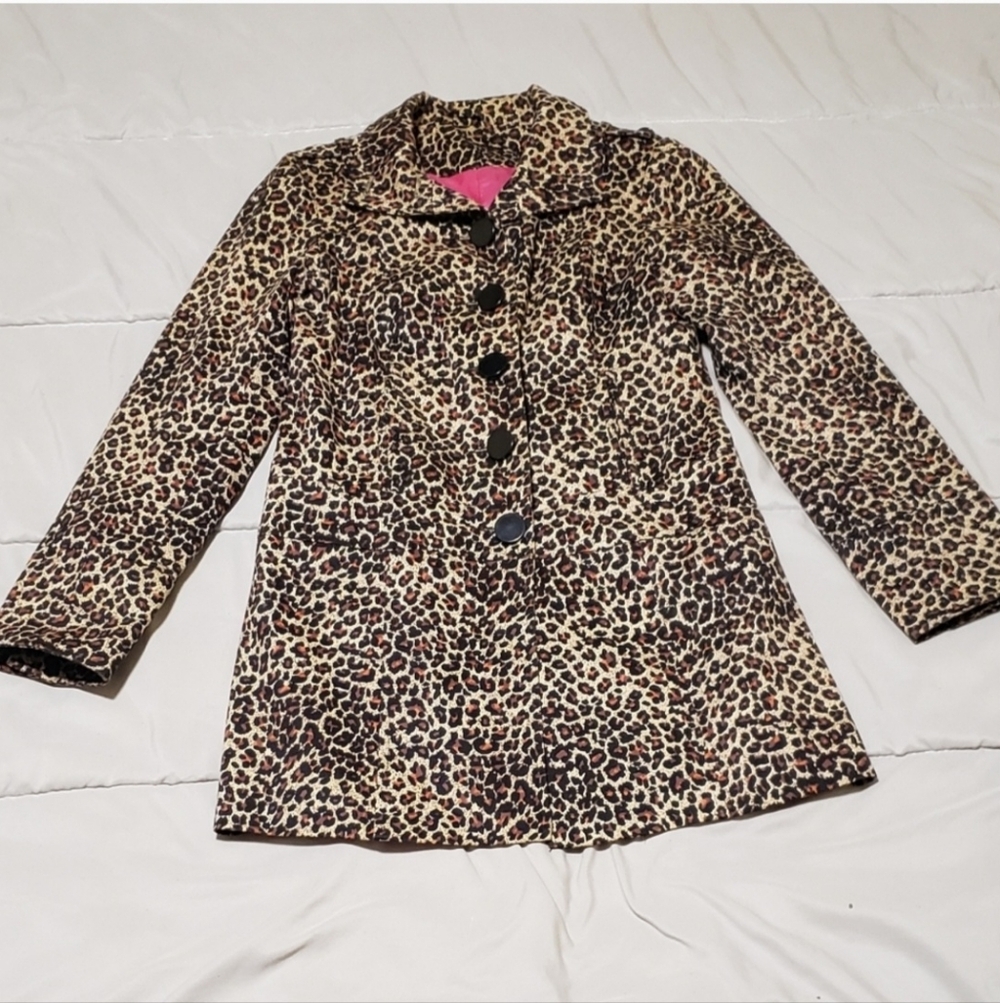 New Look Leopard Print Trench Coat